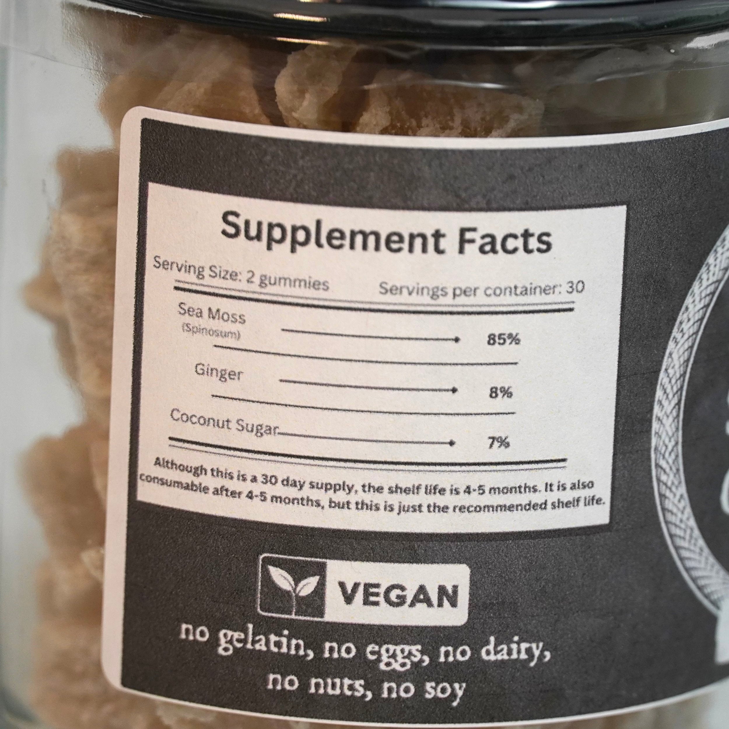 *PRE ORDER* Organic Sea Moss Gummies-SQ1302090