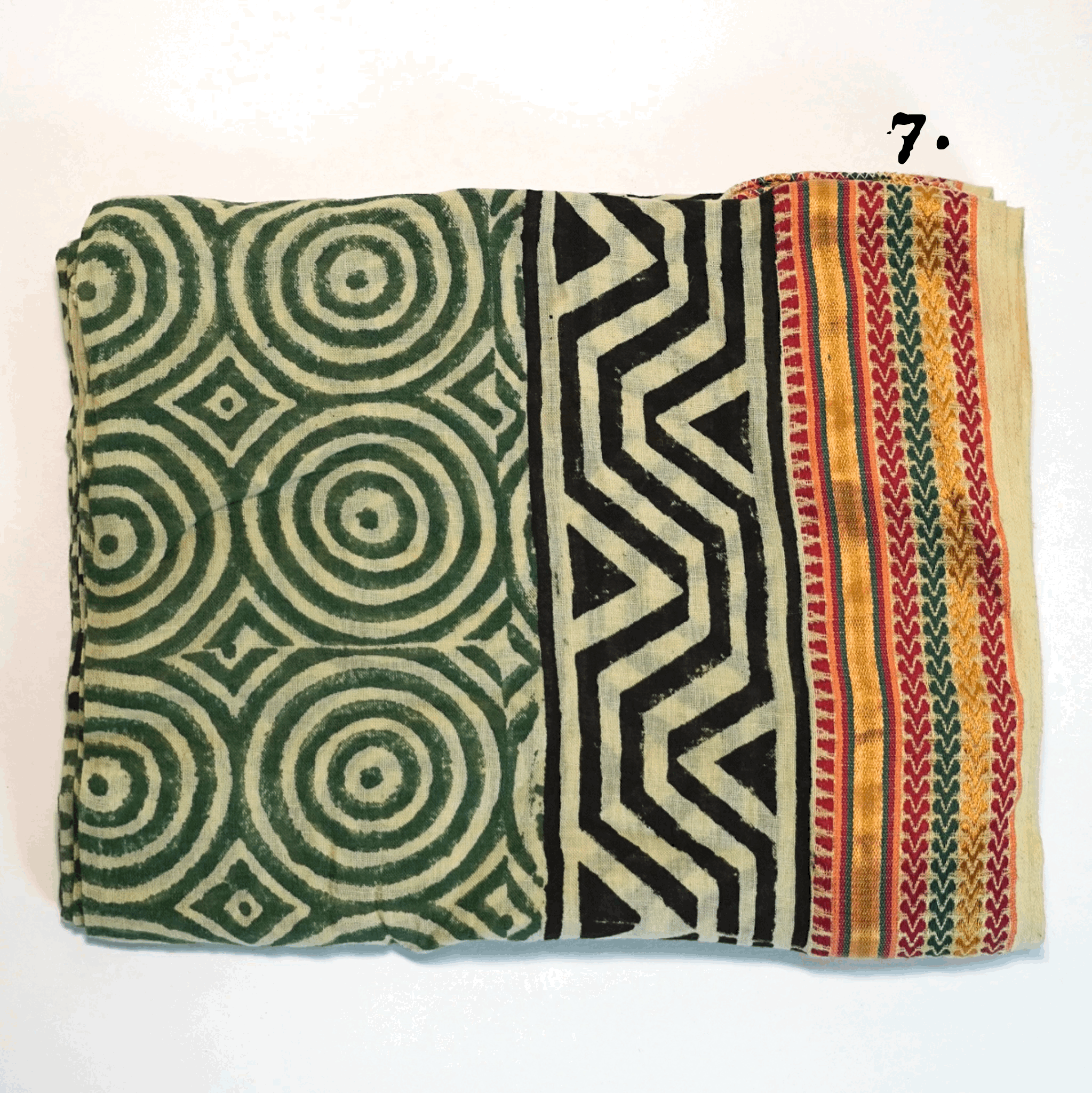Hand Block Print Scarves Indian Cotton Sarong