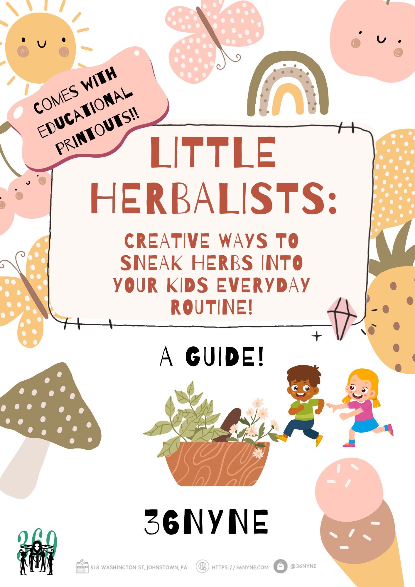 Little Herbalists: Creative ways to sneak herbs into your kids everyday routine!